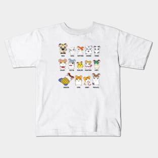 HamHam Lineup Kids T-Shirt